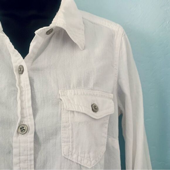 Sonoma White Button Down Collared Shirt Size Small - Picture 5 of 12